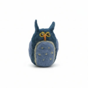 Felted Owls - Elaine Grandon Fibre Arts - Painted Door on Main