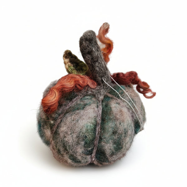 Felted Pumpkins - Elaine Grandon Fibre Arts - Painted Door on Main