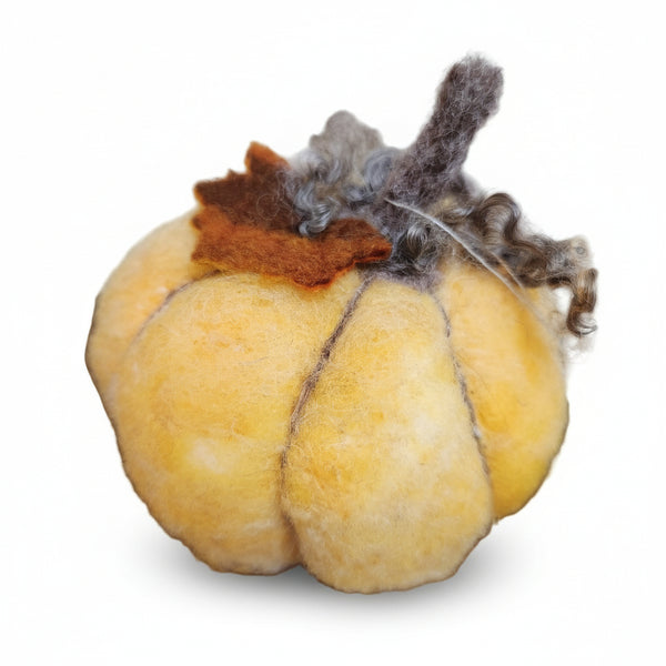 Felted Pumpkins - Elaine Grandon Fibre Arts - Painted Door on Main