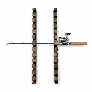 Fishing Rod Display - Bob Shave Woodcrafts - Painted Door on Main