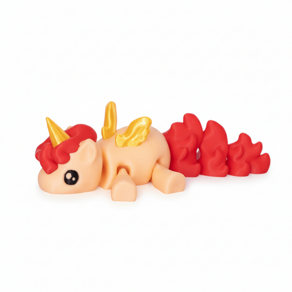 3D Printed Flexi Unicorn - Painted Door on Main