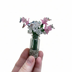Crystal Blooms Fridge Magnet Bouquet