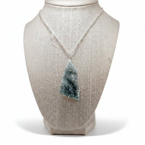 Flower Agate Necklace - Peaks to Prairies Handmade - Painted Door on Main