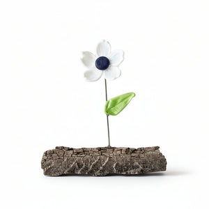 Flowers on Driftwood - Gaia's Glasswear - Painted Door on Main