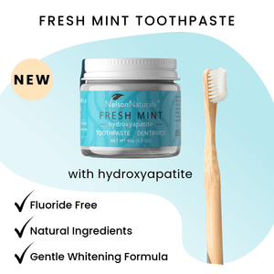 Fresh Mint with Hydroxyapatite Toothpaste - Painted Door on Main