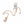 Freshwater Pearl & Floral Pendant Necklace – Gold - Painted Door on Main