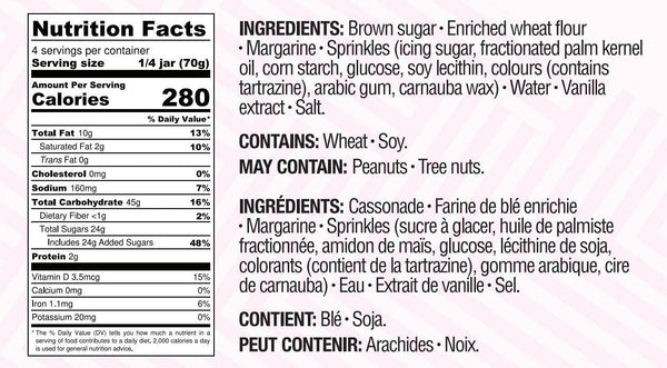 Funfetti Cookie Edible Cookie Dough - Painted Door on Main