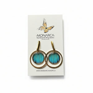 Geometric Butterfly Wing Earrings - Painted Door on Main - 147 Monarca Jewelry & Decor