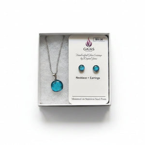 Glass Bracelet & Earring Box Set - Painted Door on Main