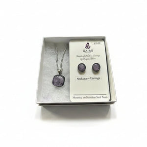 Glass Bracelet & Earring Box Set - Painted Door on Main