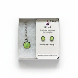 Glass Bracelet & Earring Box Set - Painted Door on Main