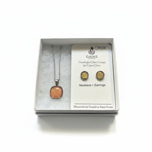 Glass Bracelet & Earring Box Set - Painted Door on Main