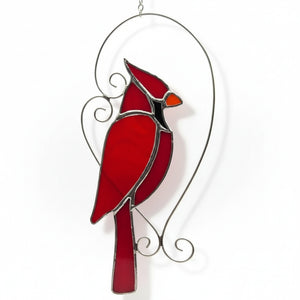 Glass Cardinal - A Touch Of Glass - Painted Door on Main
