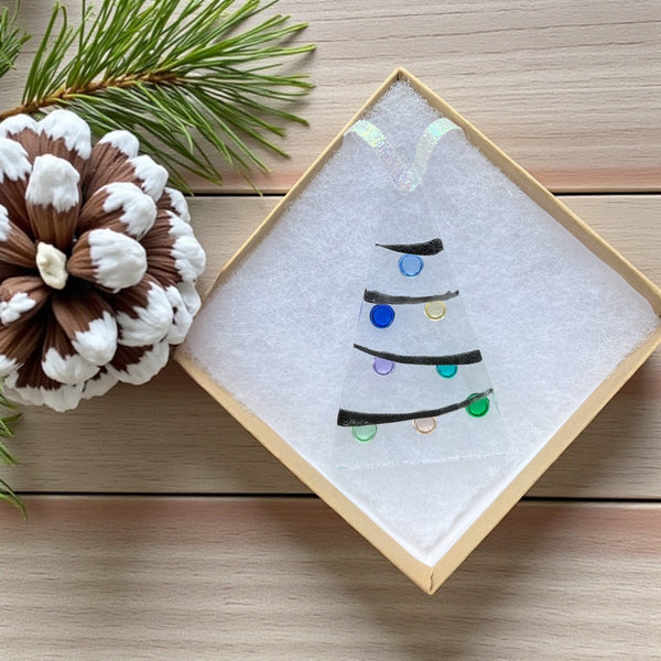 Glass Christmas Ornaments - Gaia's Glasswear - Painted Door on Main