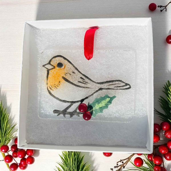 Glass Christmas Ornaments - Gaia's Glasswear - Painted Door on Main