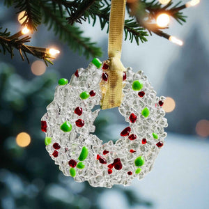 Glass Christmas Ornaments - Gaia's Glasswear - Painted Door on Main