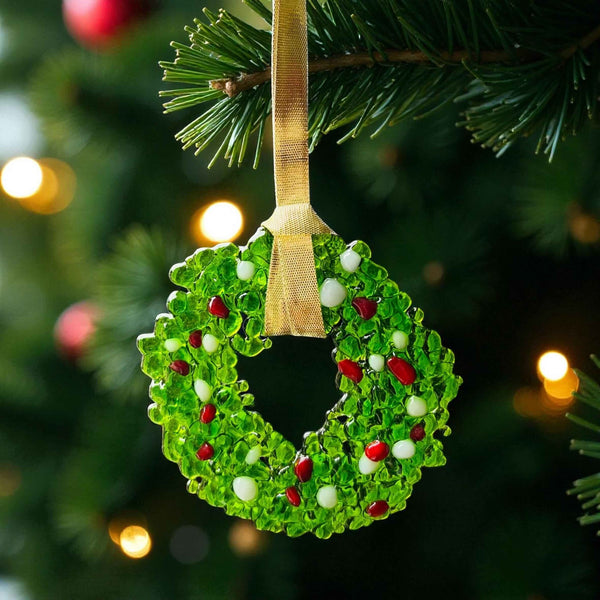 Glass Christmas Ornaments - Gaia's Glasswear - Painted Door on Main