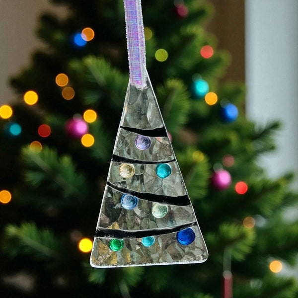 Glass Christmas Ornaments - Gaia's Glasswear - Painted Door on Main