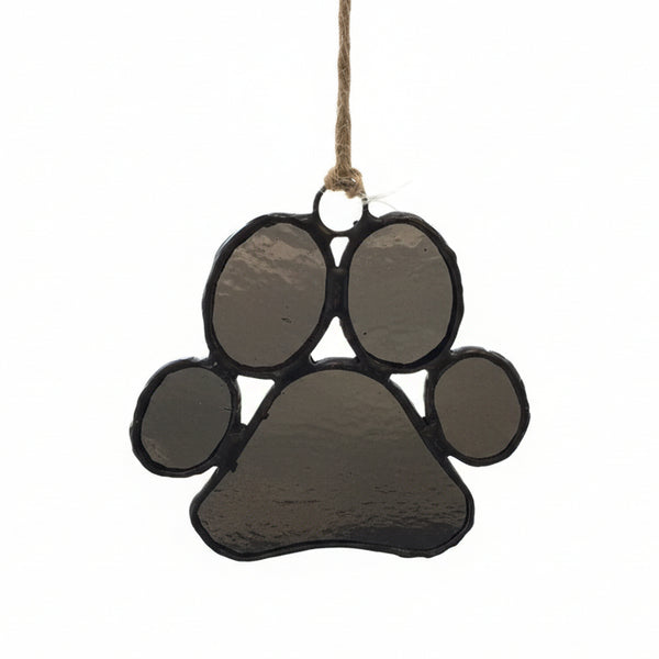 Glass Paw Prints - Tevlan Glass - Painted Door on Main