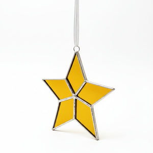 Glass Star Ornaments - Tevlan Glass - Painted Door on Main