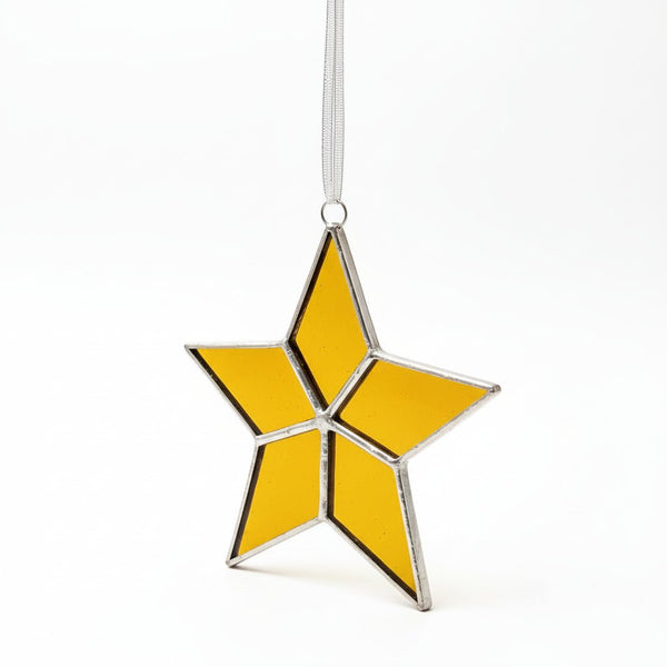 Glass Star Ornaments - Tevlan Glass - Painted Door on Main