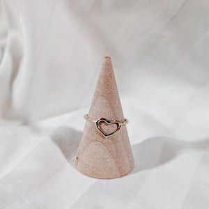 Gold - Filled Open Heart Rings - Peaks to Prairies Handmade - Painted Door on Main