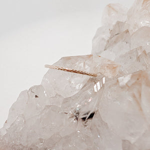 Gold - Filled Sparkle Pattern Stacking Ring - Peaks to Prairies Handmade - Painted Door on Main