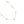 Golden Heartline Necklace - Petit Gold - Painted Door on Main