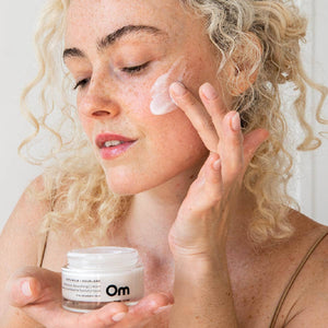 Gotu Kola + Squalane Hyaluronic Nourishing Cream - Om Organics Skincare - Painted Door on Main