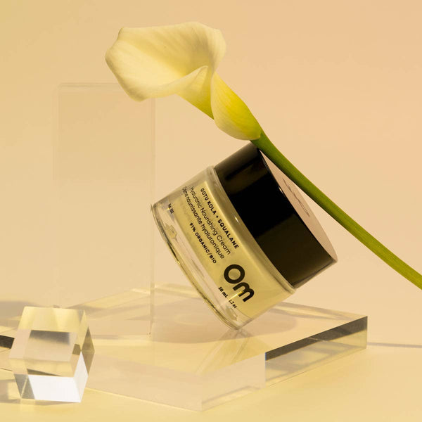 Gotu Kola + Squalane Hyaluronic Nourishing Cream - Om Organics Skincare - Painted Door on Main