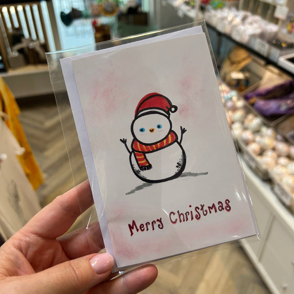 Hand - Drawn Greeting Cards - Shell Cavé Studio - Painted Door on Main