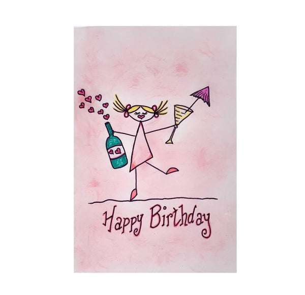 Hand - Drawn Greeting Cards - Shell Cavé Studio - Painted Door on Main