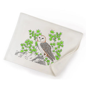 Hand-Printed Letterpress Illustrative Tea Towels - Painted Door on Main