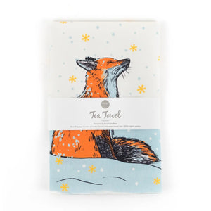 Hand-Printed Letterpress Illustrative Tea Towels - Painted Door on Main