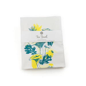Hand-Printed Letterpress Illustrative Tea Towels - Painted Door on Main
