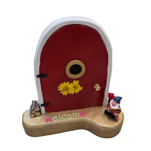 Handcrafted Painted Wood Fairy Doors - Painted Door on Main