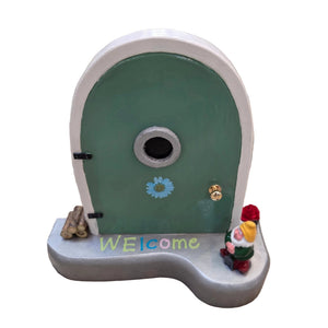 Handcrafted Painted Wood Fairy Doors - Painted Door on Main