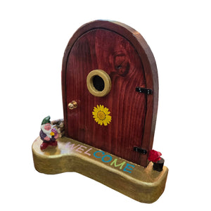 Handcrafted Painted Wood Fairy Doors - Painted Door on Main