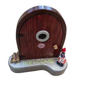 Handcrafted Painted Wood Fairy Doors - Painted Door on Main