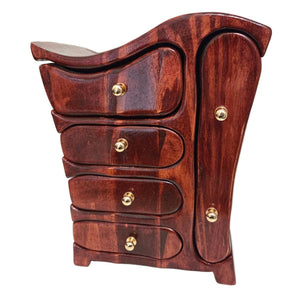 Handcrafted Wood Jewelry Boxes - Painted Door on Main