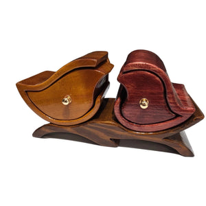 Handcrafted Wood Jewelry Boxes - Painted Door on Main
