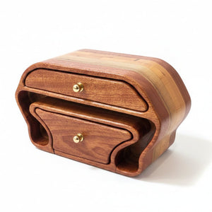 Handcrafted Wood Jewelry Boxes - Painted Door on Main