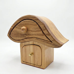 Handcrafted Wood Keepsake Boxes - Painted Door on Main