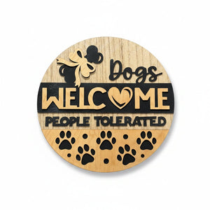 Handcrafted Wood Signs - Painted Door on Main
