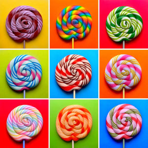 Handmade Whirl Pop - Volio's Confections - Painted Door on Main