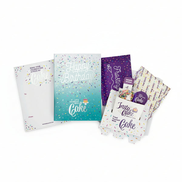 Happy Birthday Card - InstaCake Cards - Painted Door on Main