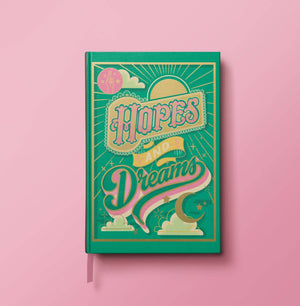 Hardcover Journal Notebook | Gold Foil - Painted Door on Main