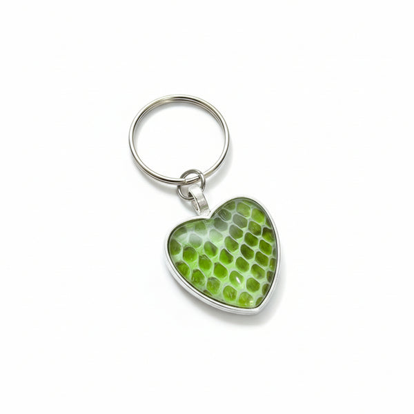 Heart Snakeskin Keychains - Mr Slithers' Boutique - Painted Door on Main