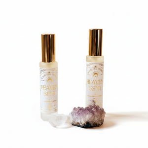 Heaven Sent Crystal Infused Perfume - Bewitched Aromas - Painted Door on Main