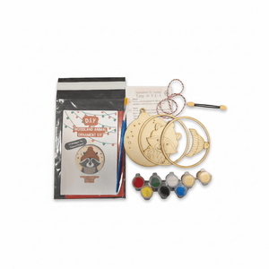 Hedgehog Winter Wonderland Ornament Kit - Painted Door on Main